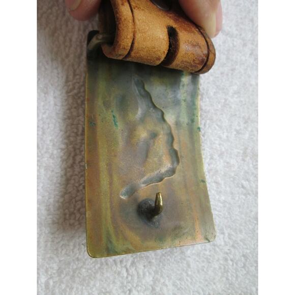 Philmont belt & buckle, Cimarron, N.Mexico, Philmont scout ranch, tooth/Philmont - Picture 9 of 10